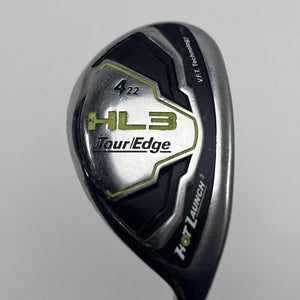 Tour Edge Hot Launch 3 4 Hybrid 22* UST Mamiya Recoil 460 F2 Senior Mens RH