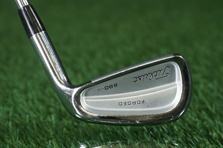 Titleist 690-CB 6 Iron Forged True Temper Dynamic Gold Stiff Flex Steel S300 RH