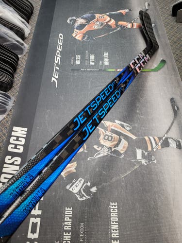 2 PACK | P90M | 80 Flex NEW! Senior CCM JetSpeed FT7 Pro Left Hand Hockey Stick Pro Stock (New)