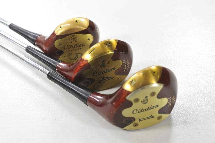 Powerbilt Citation Driver, #4 and #5 Fairway Woods Set RH Regular Flex  # 214105