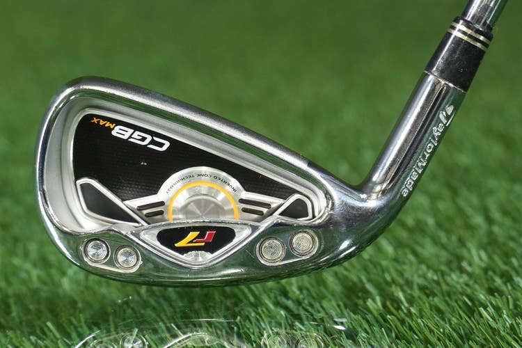 TaylorMade r7 CGB Max 3 Iron REAX 90g Stiff Flex Black Steel Shaft Left Hand LH