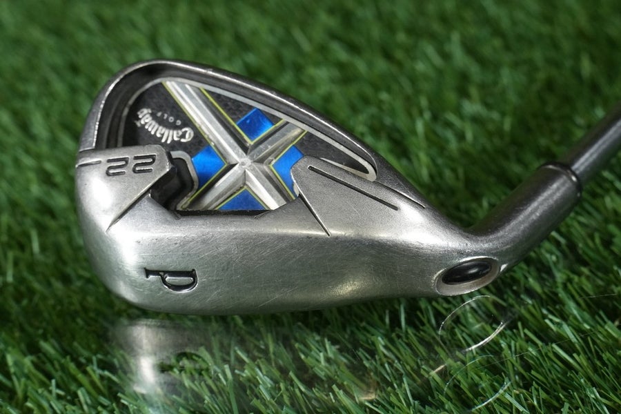 Callaway X-22 Pitching Wedge "P" True Temper Uniflex Steel Shaft Left Handed LH