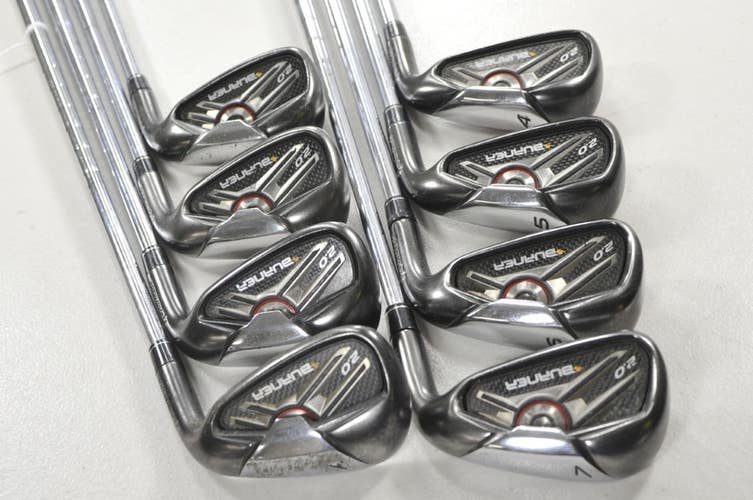 TaylorMade Burner 2.0 4-PW,AW Iron Set Stiff Flex Right 85g Steel  # 213213
