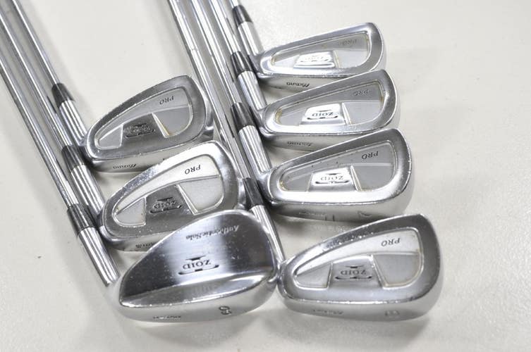 Mizuno T-Zoid Pro Forged 5-PW,60* Iron Set Stiff Flex Right S300 Steel # 211704