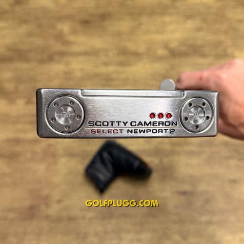 Scotty Cameron Select Newport 2 Putter w/ Headcover, 34" (2876)