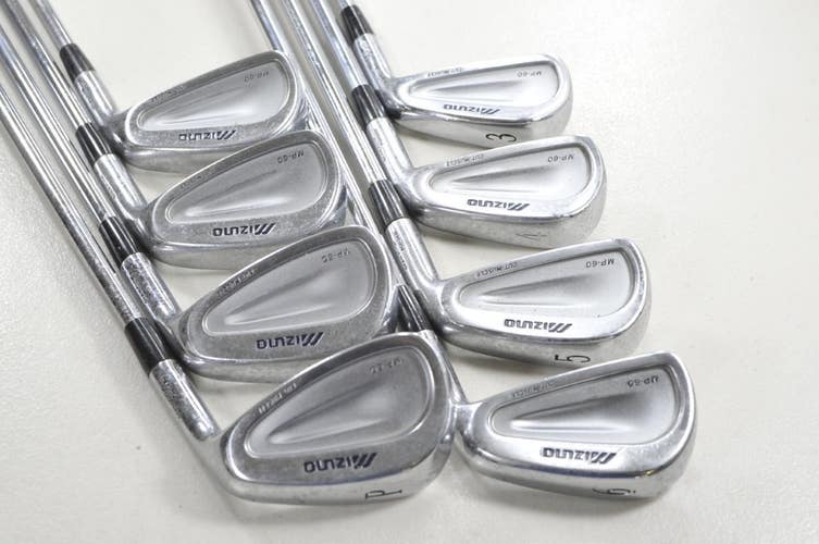 Mizuno MP-60 3-PW Iron Set Regular Flex RH FCM 5.0 Rifle Flighted Steel # 213748