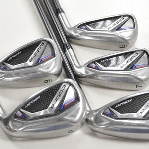 Cobra Aerojet 6-PW Iron Set Regular Flex Right KBS PGI 75g Graphite  # 212114