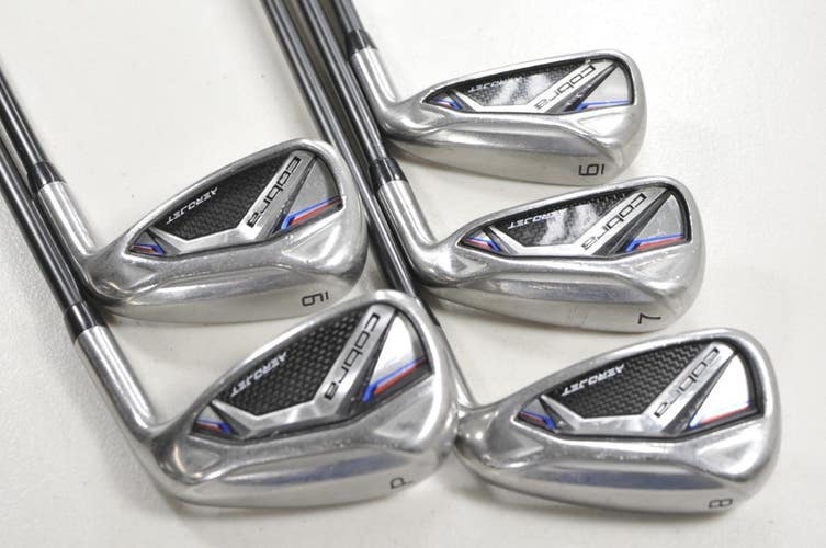Cobra Aerojet 6-PW Iron Set Regular Flex Right KBS PGI 75g Graphite # 212114