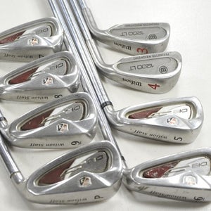 Wilson Di9 3-PW Iron Set Uniflex Right TX 99 Superlight Steel # 213562