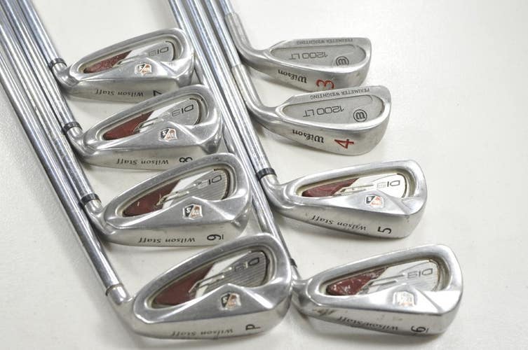 Wilson Di9 3-PW Iron Set Uniflex Right TX 99 Superlight Steel # 213562