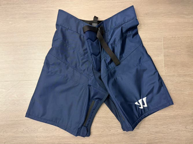 Warrior Covert QRE Pro Girdle/Pants shell Medium Plain Navy - Washington Capitals Pro Stock (New)