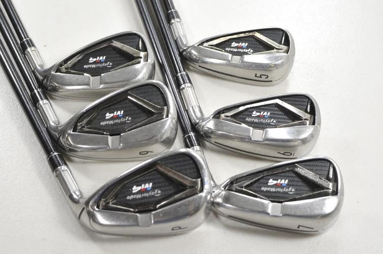 TaylorMade M4 5-PW Iron Set Senior Flex Right Atmos Red 5A Graphite  # 212968