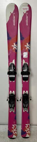 Kid's Elan 130cm All Mountain Sky Skis With Elan 7.5 Bindings (Used)(SY2789)