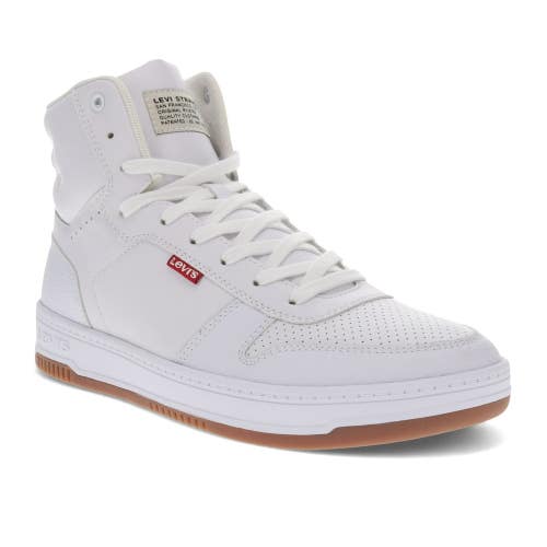 Levi s Drive Hi Vegan 500-13480 Sneakers Men's 13 White Lifestyle Shoes TZP1088