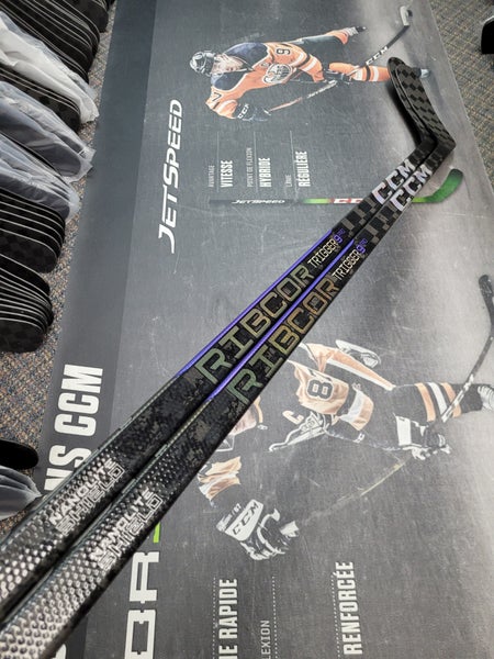 2 PACK | P90M | 90 Flex NEW! Senior CCM Ribcor Trigger 9 Pro Left Hand Hockey Stick NHL Pro Stock