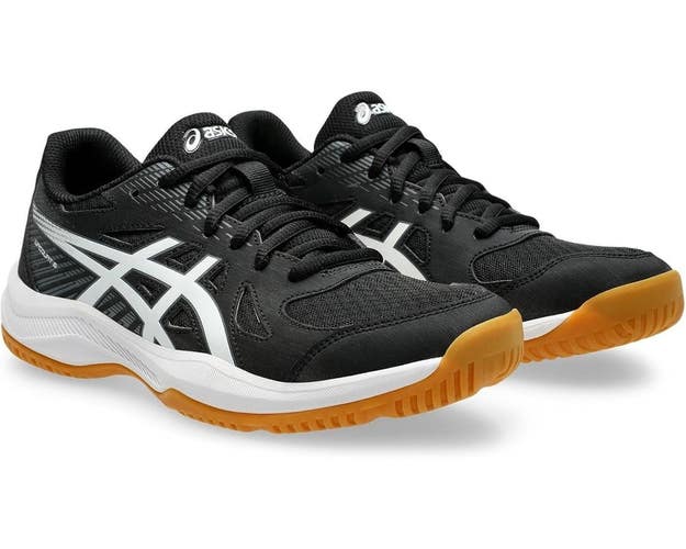 Asics Upcourt 6 1072A107-001 Sneakers Womens US 7 Black Volleyball Shoes TZP1095