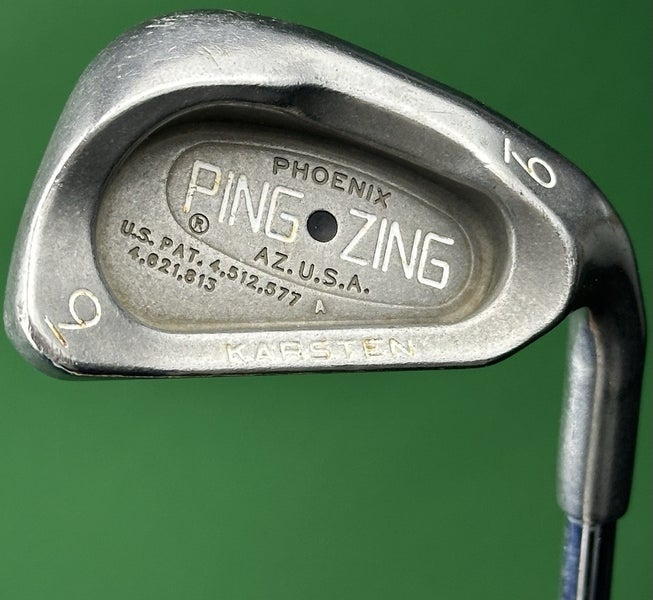 PING Zing Individual 9-Iron Black Dot Steel KT-M Stiff Flex Right Hand (+.5")