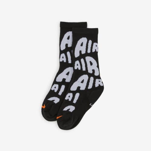 Nike Everyday Essentials DR9719-010 Crew Socks Unisex Large Black Stretch DAB202