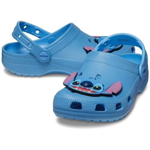 Crocs Disney Stitch Classic 209448-4TB Clogs Unisex US M3/W5 Oxygen Shoes DAB199