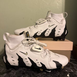 Nike Diamond Turf DT 96 White Black Football Cleats Size 10 Coach Prime Colorado