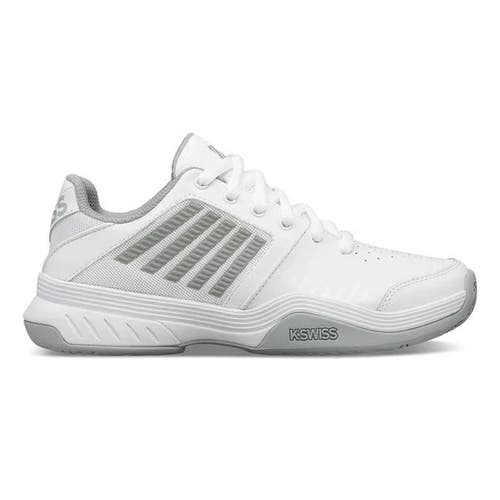 K-Swiss Court Express 95443-150 Women's 6 M White Gray Tennis Shoes DDK842