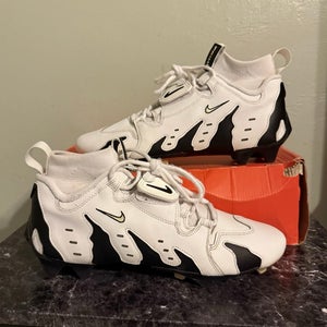 Nike Diamond Turf DT 96 White Black Football Cleats Size 10 Coach Prime Colorado