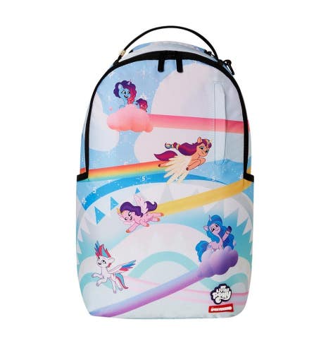 Sprayground My Little Pony Trails DLXR Backpack Unisex Blue Multi Graphic SGB44