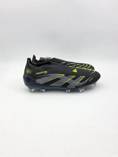 Adidas Predator Elite Laceless FG 'Electric Stealth Pack' Soccer Cleats Men's Size 4
