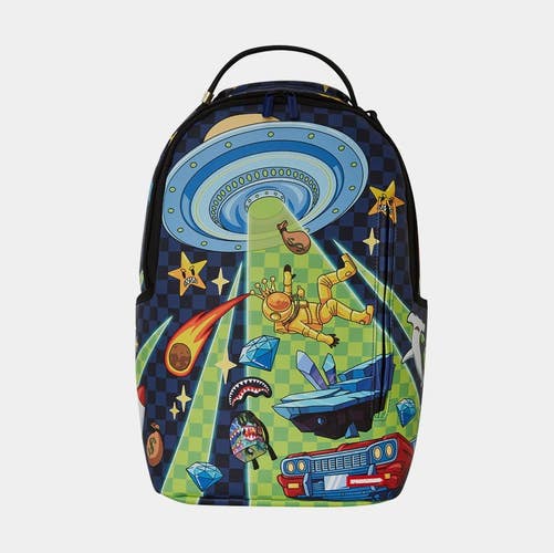Sprayground Space Warped Backpack Unisex OS Multicolor Limited Edition Bag SGB42