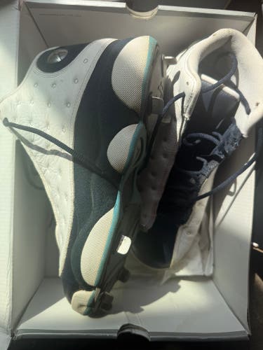 Jordan 13 Retro converted metal spikes