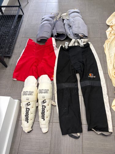 Cooper(all) hockey gear lot.