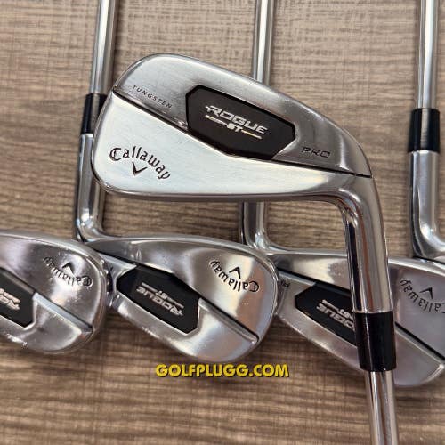 Callaway Rogue ST Pro Iron Set 5-PW / Rifle Steel, Regular+ (203)