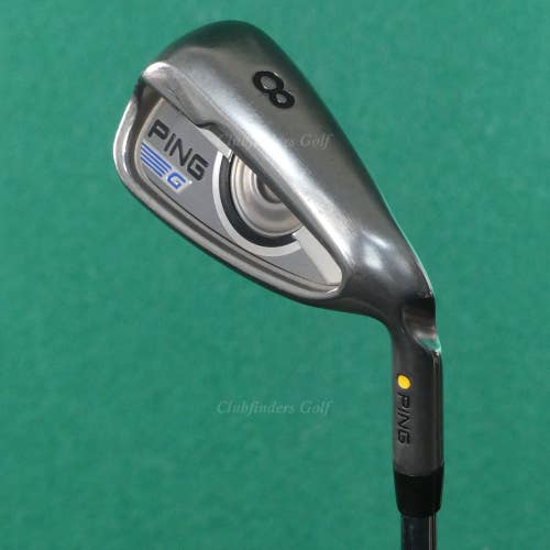 Ping G Series Yellow Dot Single 8 Iron Factory AWT 2.0 Steel Stiff *READ*