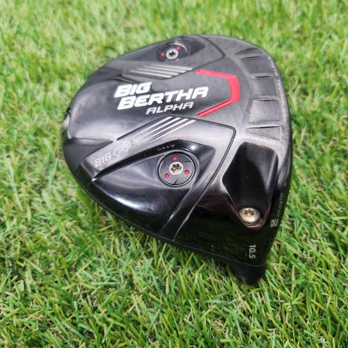 2015 CALLAWAY BIG BERTHA 816 DBL BLK DIAMOND DRIVER 10.5* CLUBHEAD ONLY VERYGOOD