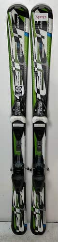 Kid's Elan 120cm All Mountain EXAR Pro Skis With Elan EL 4.5 Bindings (Used) (SY2792)