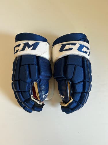 New 15” CCM HGCLPX Pro Stock Hockey Gloves - Royal/White