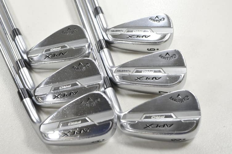 Callaway Apex Pro 21 6-PW,AW Iron Set Stiff Flex RH Elevate Tour Steel # 213139