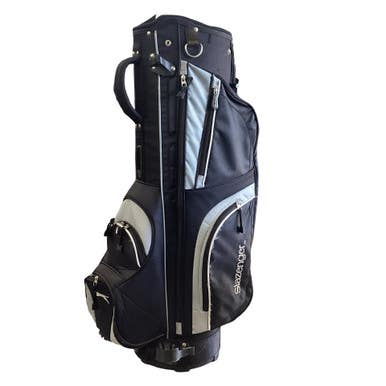 Used Slazenger CART BAG Mens Cart Bag Black And Grey 11760-S000089773