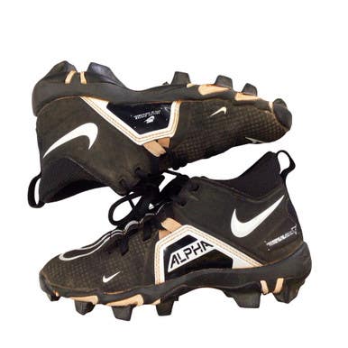 Used Nike ALPHA BB/SB Cleats Black Youth 13.0 11760-S000089665