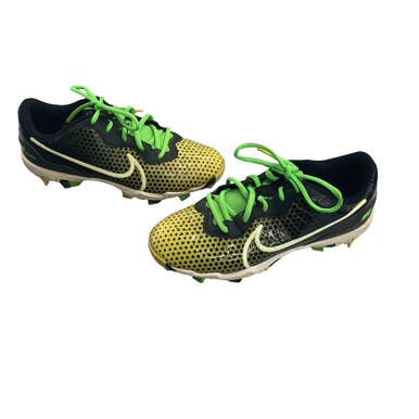 Used Nike NIKE DIAMOND BB/SB Cleats Black And Gold Junior 05.5 11760-S000089660