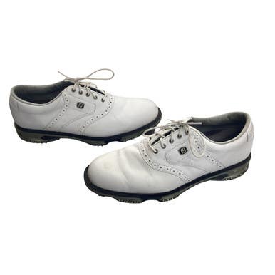 Used Foot Joy Mens Golf Shoes White Senior 10.5 11760-S000089655