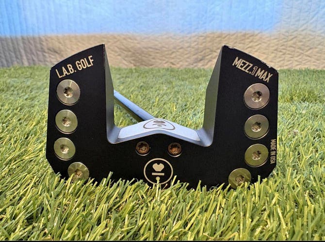 Black Men's L.A.B. Golf Mezz.1 Max Mallet Right Handed Putter 34" (Used)