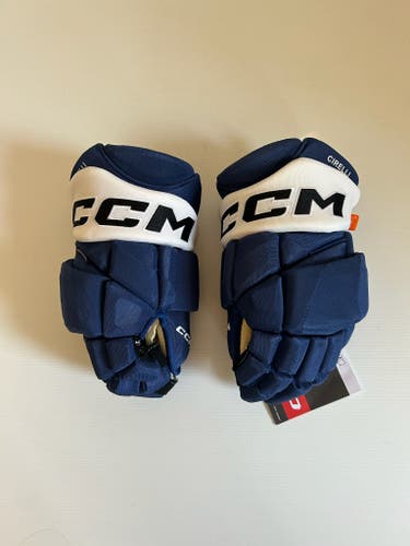 New 14” CCM HGPJSPP Pro Stock Hockey Gloves - Royal/White
