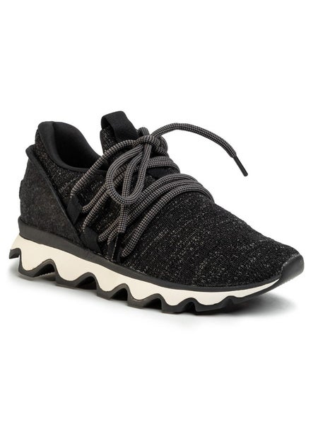 Sorel Kinetic NL3227-011 Sneakers Womens US 7.5 Black White Running Shoes DDK836