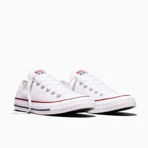 Converse Chuck Taylor All Star M7652 Men's 9.5 White Canvas Skate Shoes DDK886