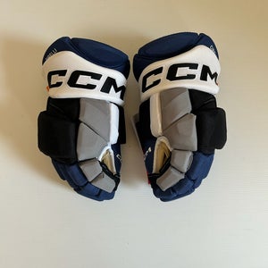 New 14” CCM HGPJSPP Pro Stock Hockey Gloves - Royal/Black/Grey/White