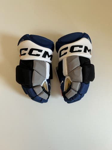 New 14” CCM HGPJSPP Pro Stock Hockey Gloves - Royal/Black/Grey/White