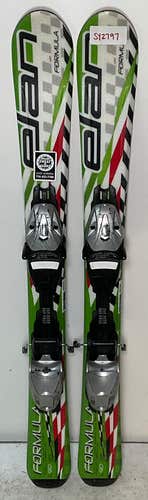 Kid's Elan 90cm All Mountain Formula Skis With Elan EL 4.5 Bindings (Used) (SY2797)