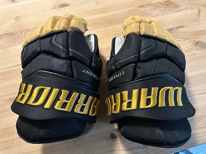 Vegas Golden Knights Warrior Covert QRE Pro Gloves 14" Pro Stock (Used)