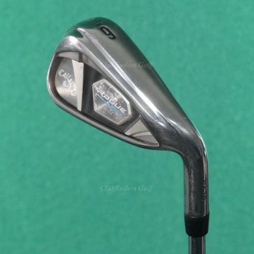 Callaway Rogue X CF18 Single 6 Iron True Temper XP 95 R300 Steel Regular
